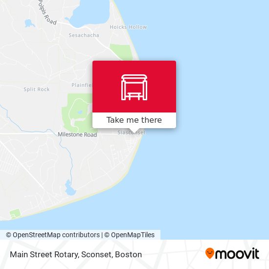 Main Street Rotary, Sconset map
