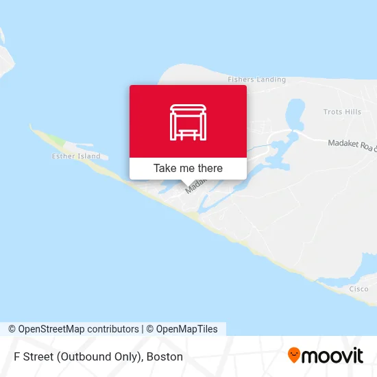 F Street (Outbound Only) map