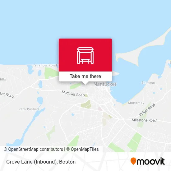 Grove Lane (Inbound) map