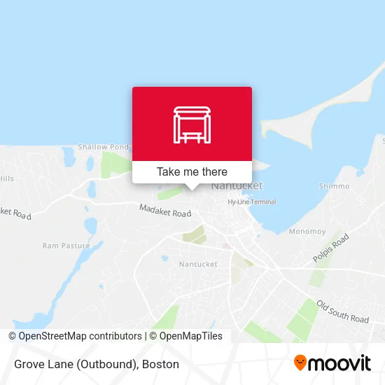 Grove Lane (Outbound) map