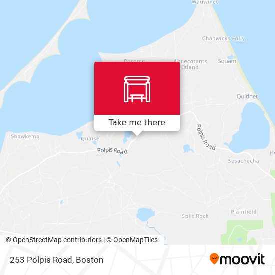 Mapa de 253 Polpis Road