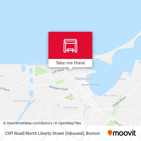Cliff Road / North Liberty Street (Inbound) map