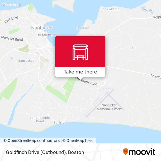 Goldfinch Drive (Outbound) map