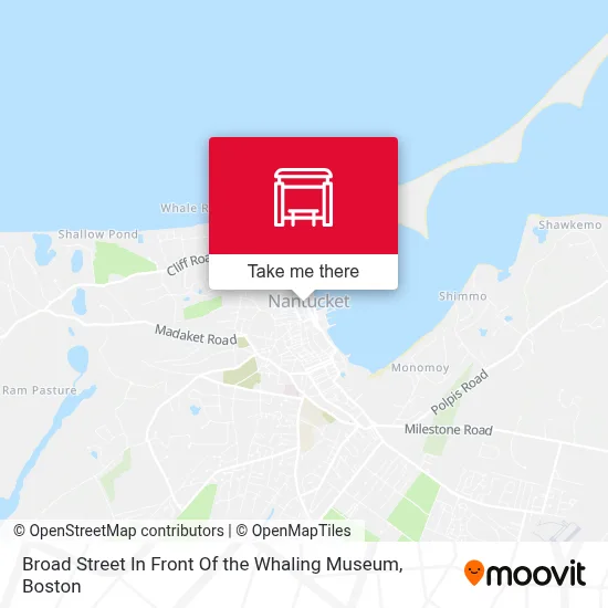 Broad Street In Front Of the Whaling Museum map