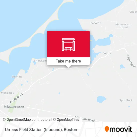 Umass Field Station (Inbound) map