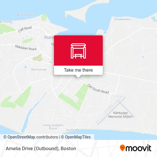 Amelia Drive (Outbound) map