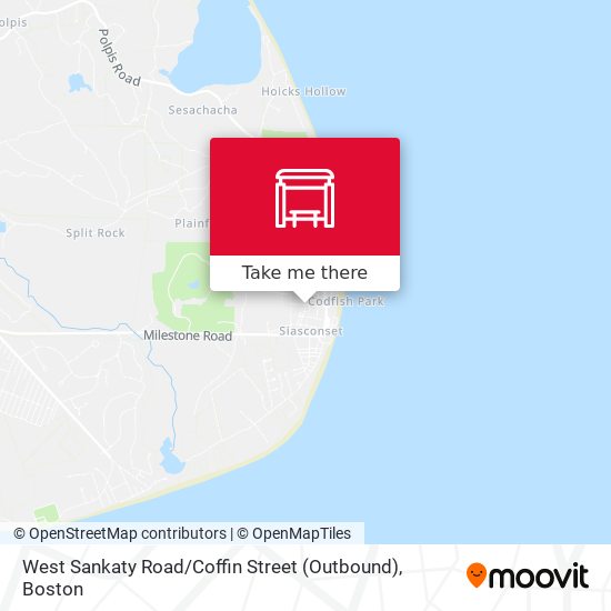 West Sankaty Road / Coffin Street (Outbound) map