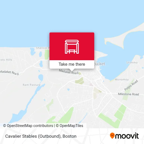 Cavalier Stables (Outbound) map