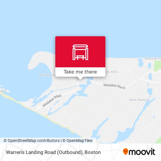 Warren's Landing Road (Outbound) map