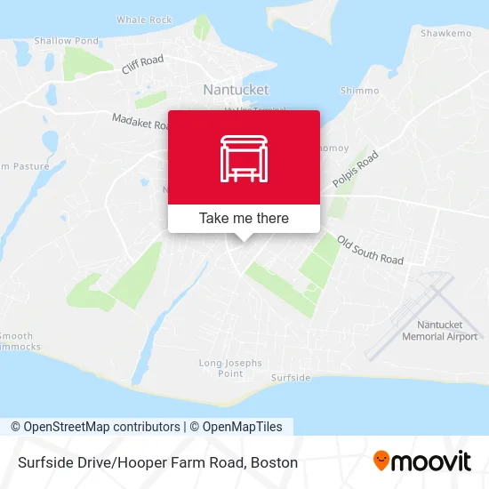 Surfside Drive / Hooper Farm Road map