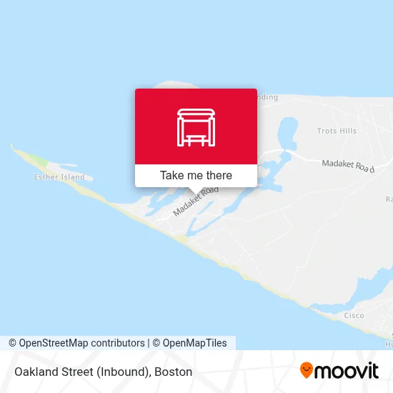 Oakland Street (Inbound) map