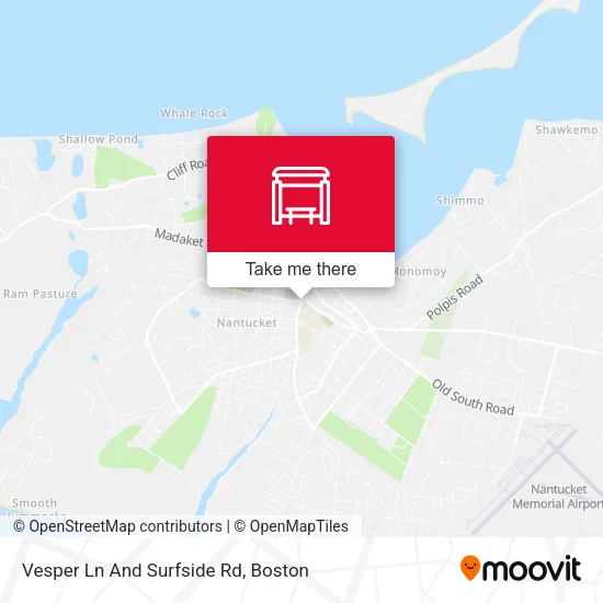 Vesper Ln And Surfside Rd map