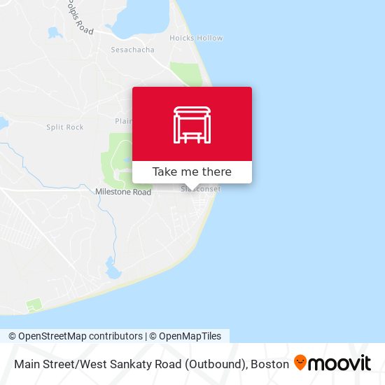 Main Street / West Sankaty Road (Outbound) map