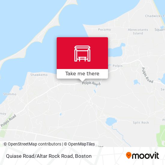 Quiase Road/Altar Rock Road map