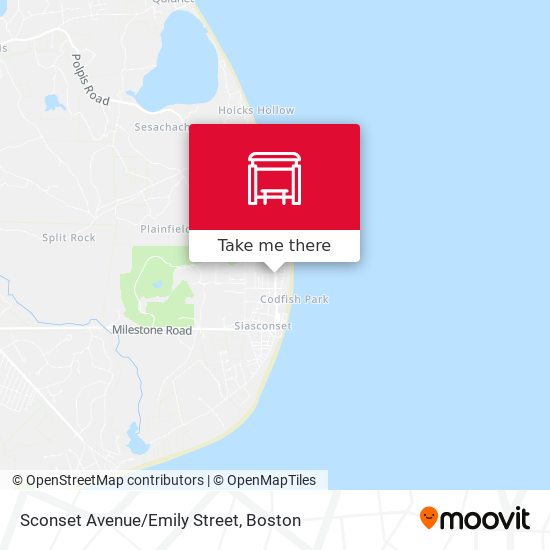 Sconset Avenue/Emily Street map