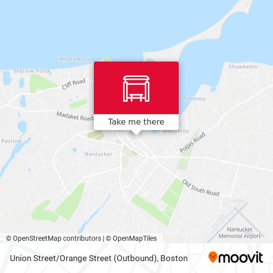 Union Street / Orange Street (Outbound) map