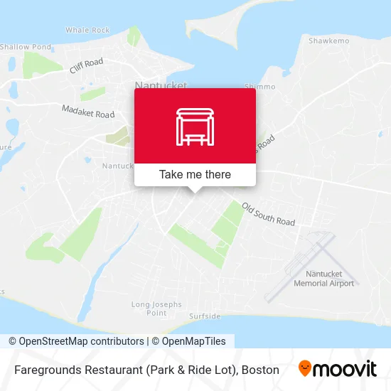 Faregrounds Restaurant (Park & Ride Lot) map