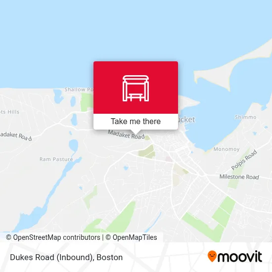 Dukes Road (Inbound) map