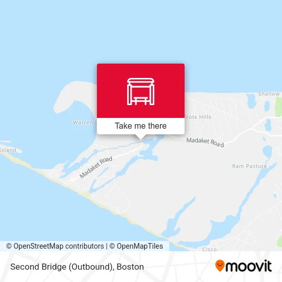Second Bridge (Outbound) map