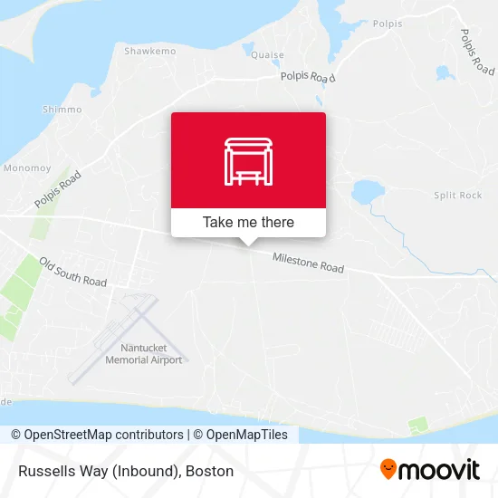 Russells Way (Inbound) map