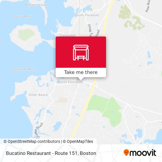 Mapa de Bucatino Restaurant - Route 151
