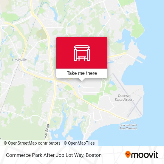 Commerce Park After Job Lot Way map