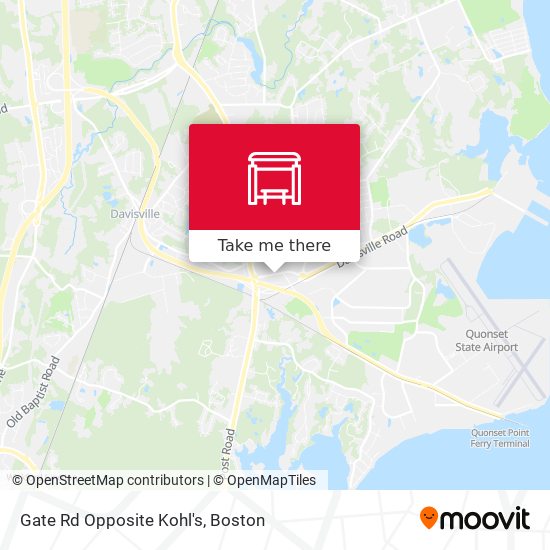 Gate Rd Opposite Kohl's map