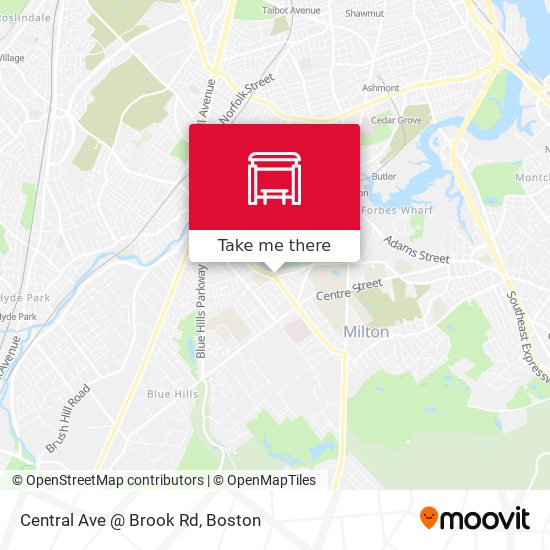 Mapa de Central Ave @ Brook Rd