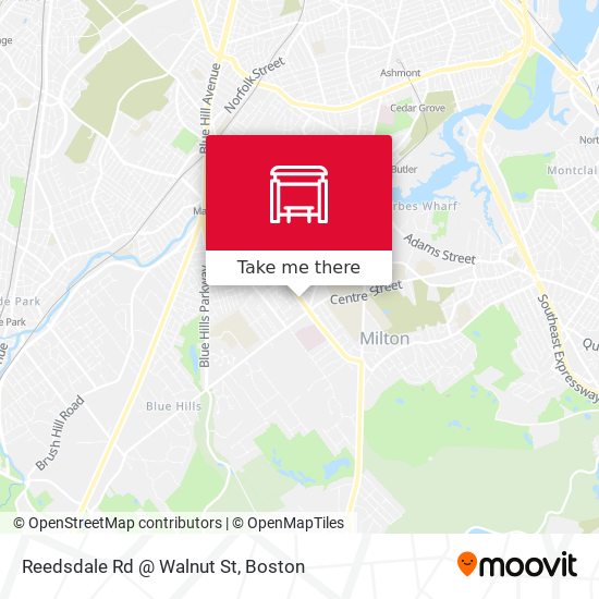Reedsdale Rd @ Walnut St map