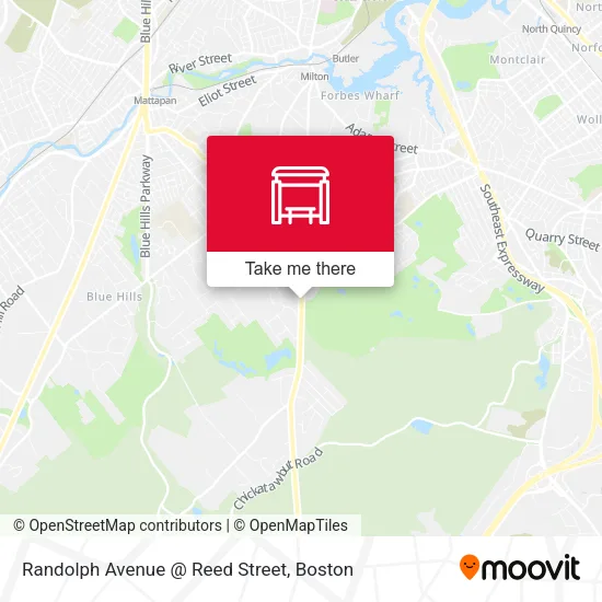 Randolph Avenue @ Reed Street map