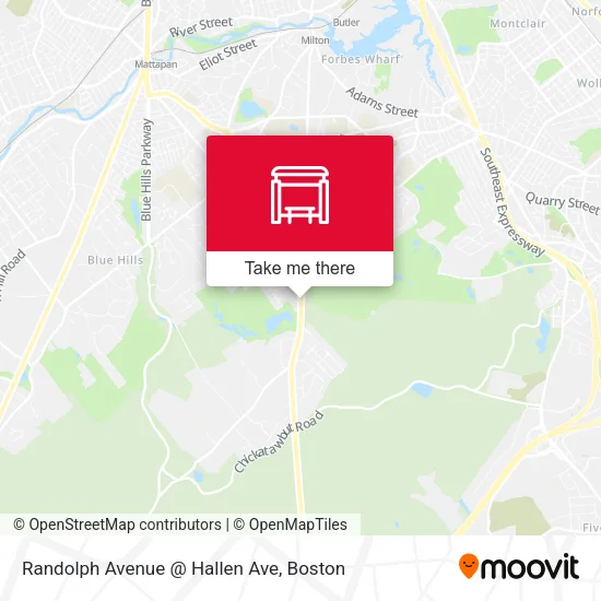 Randolph Avenue @ Hallen Ave map