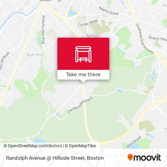Randolph Avenue @ Hillside Street map