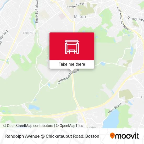 Randolph Avenue @ Chickataubut Road map