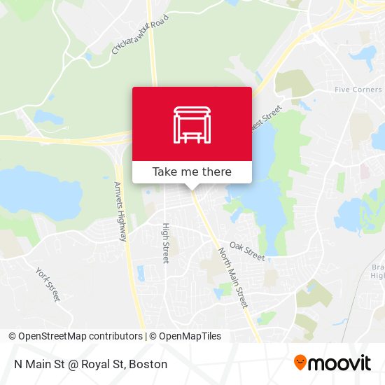 Mapa de N Main St @ Royal St