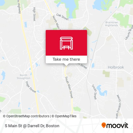 Mapa de S Main St @ Darrell Dr