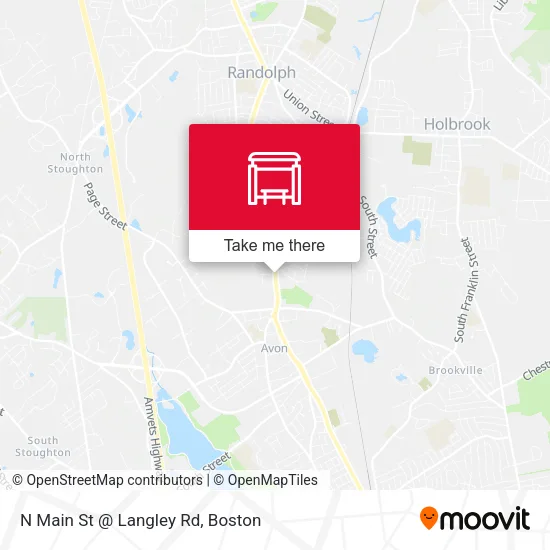 N Main St @ Langley Rd map