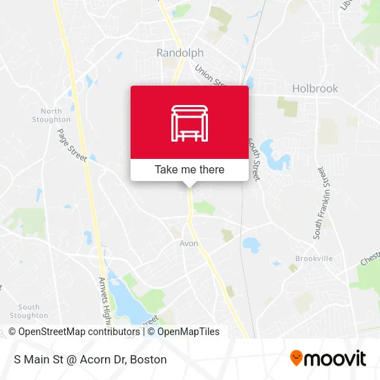S Main St @ Acorn Dr map