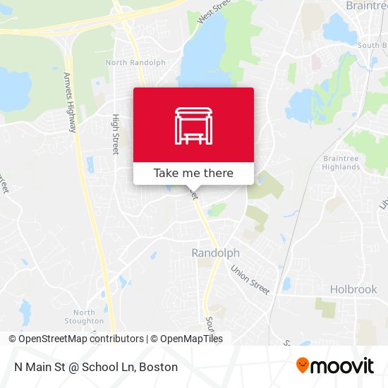 N Main St @ School Ln map