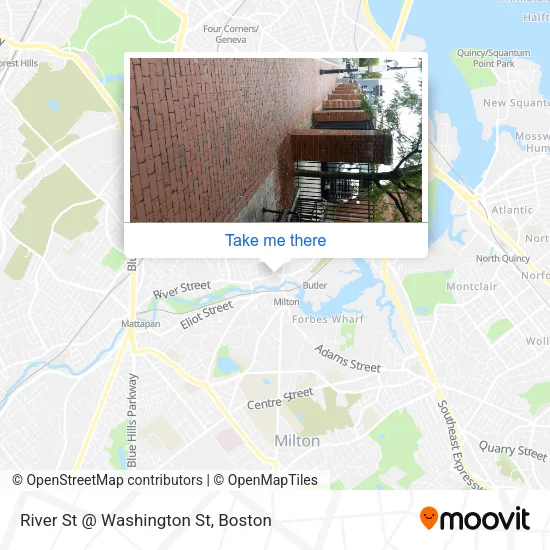 River St @ Washington St map