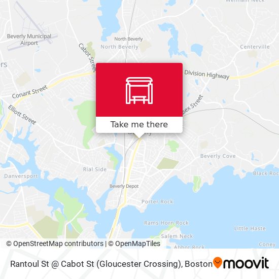 Rantoul St @ Cabot St (Gloucester Crossing) map