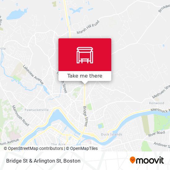 Bridge St & Arlington St map