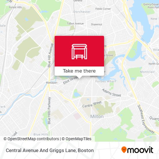 Mapa de Central Avenue And Griggs Lane
