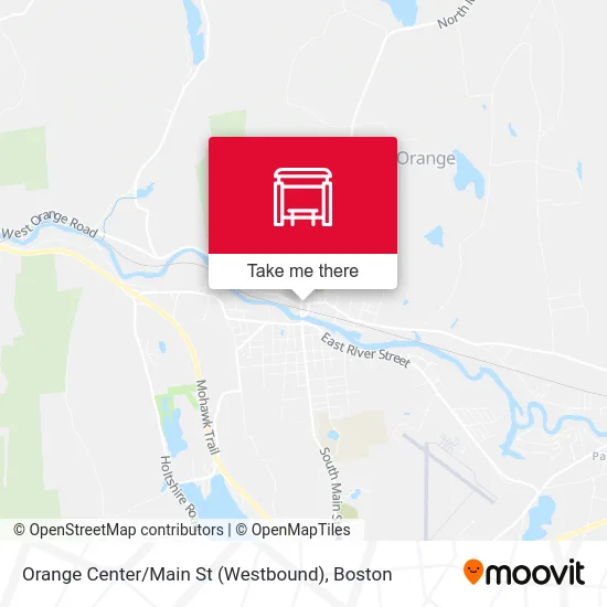 Orange Center / Main St (Westbound) map
