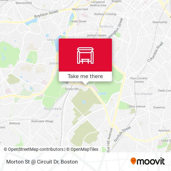 Morton St @ Circuit Dr map