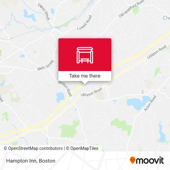 Hampton Inn map