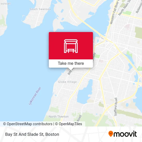 Bay St And Slade St map