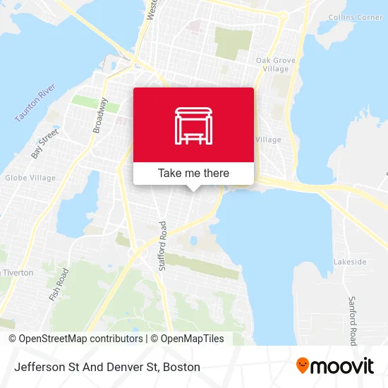 Jefferson St And Denver St map