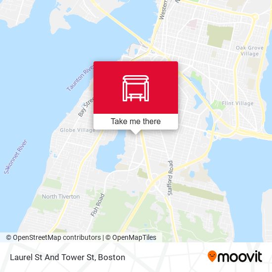 Laurel St And Tower St map
