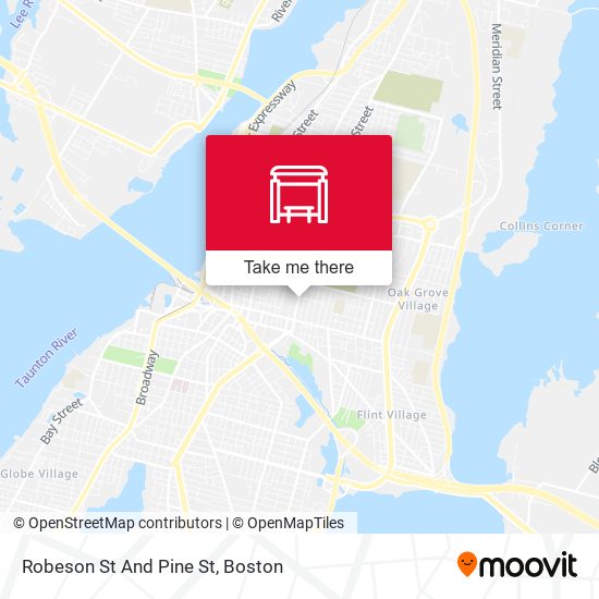 Robeson St And Pine St map