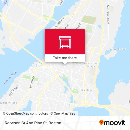 Robeson St And Pine St map